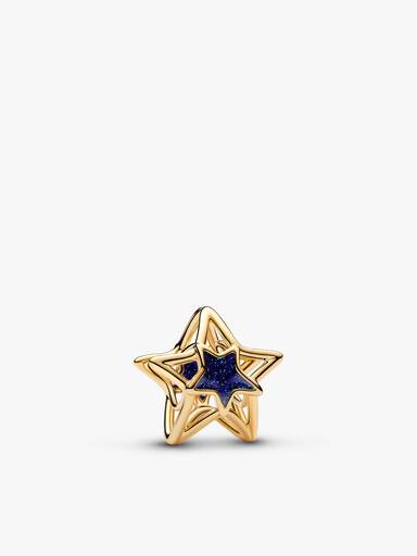 Set de regalo de brazalete con dije de estrella de invierno