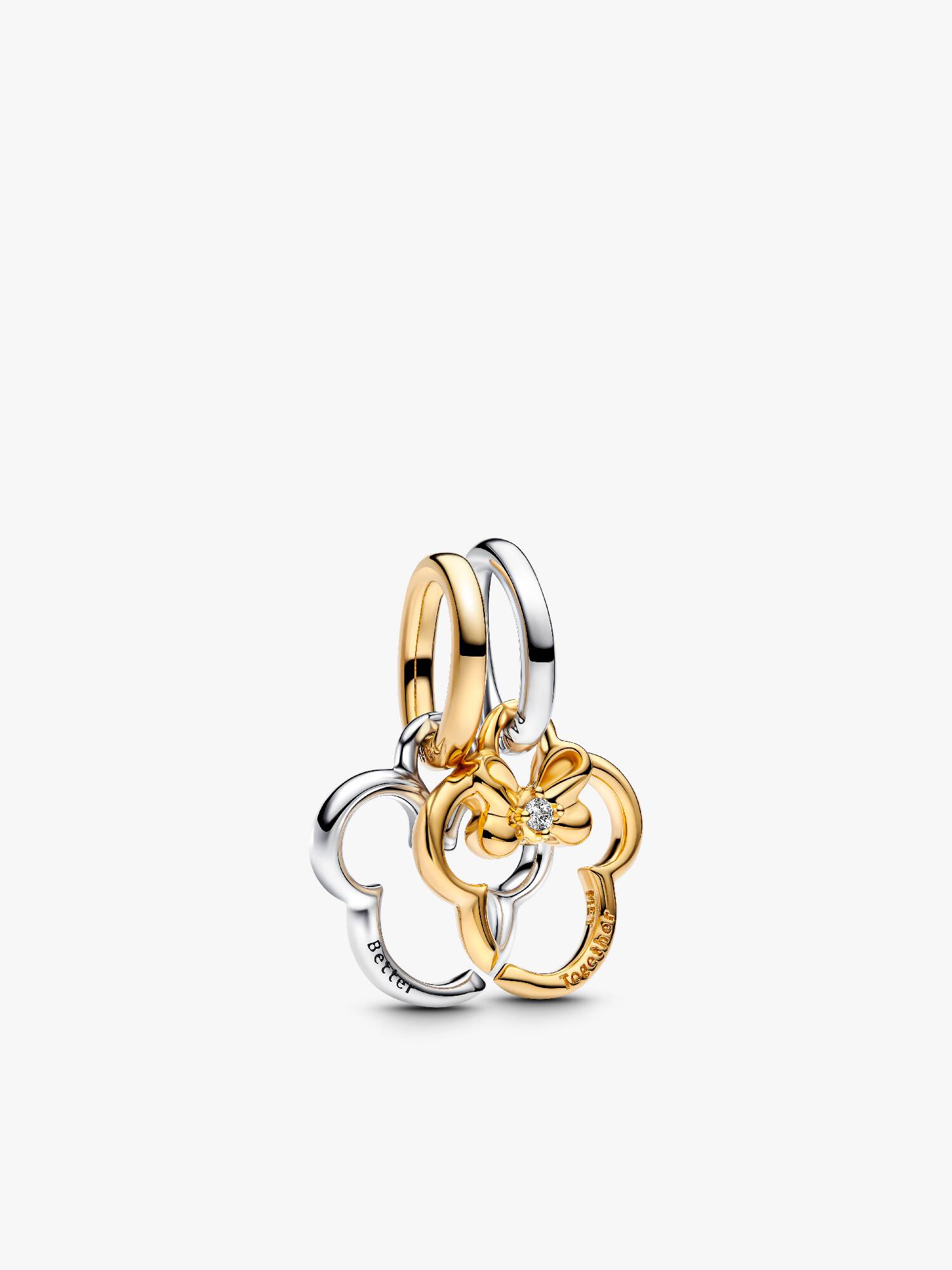 Disney, Charm colgante divisible Amor de Mickey Mouse y Minnie Mouse