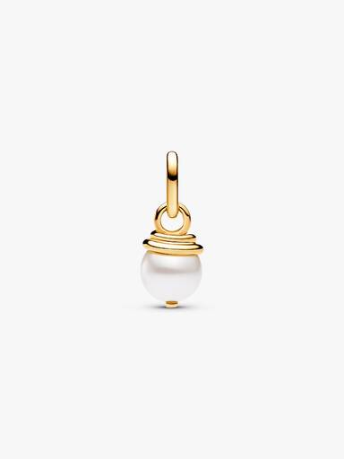 Charm Mini Colgante Serpiente Nacarada