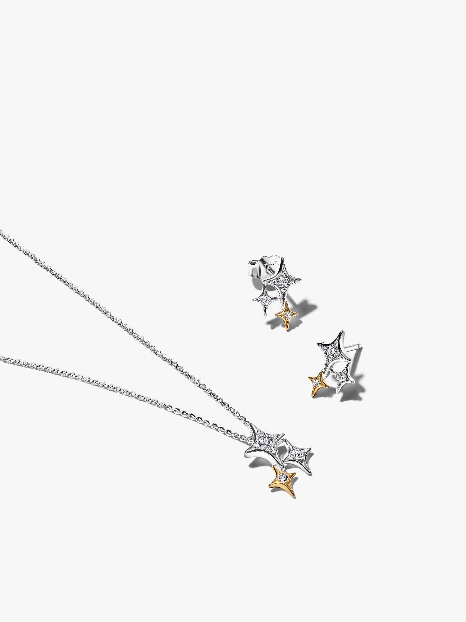 Set de joyería Estrella Triple