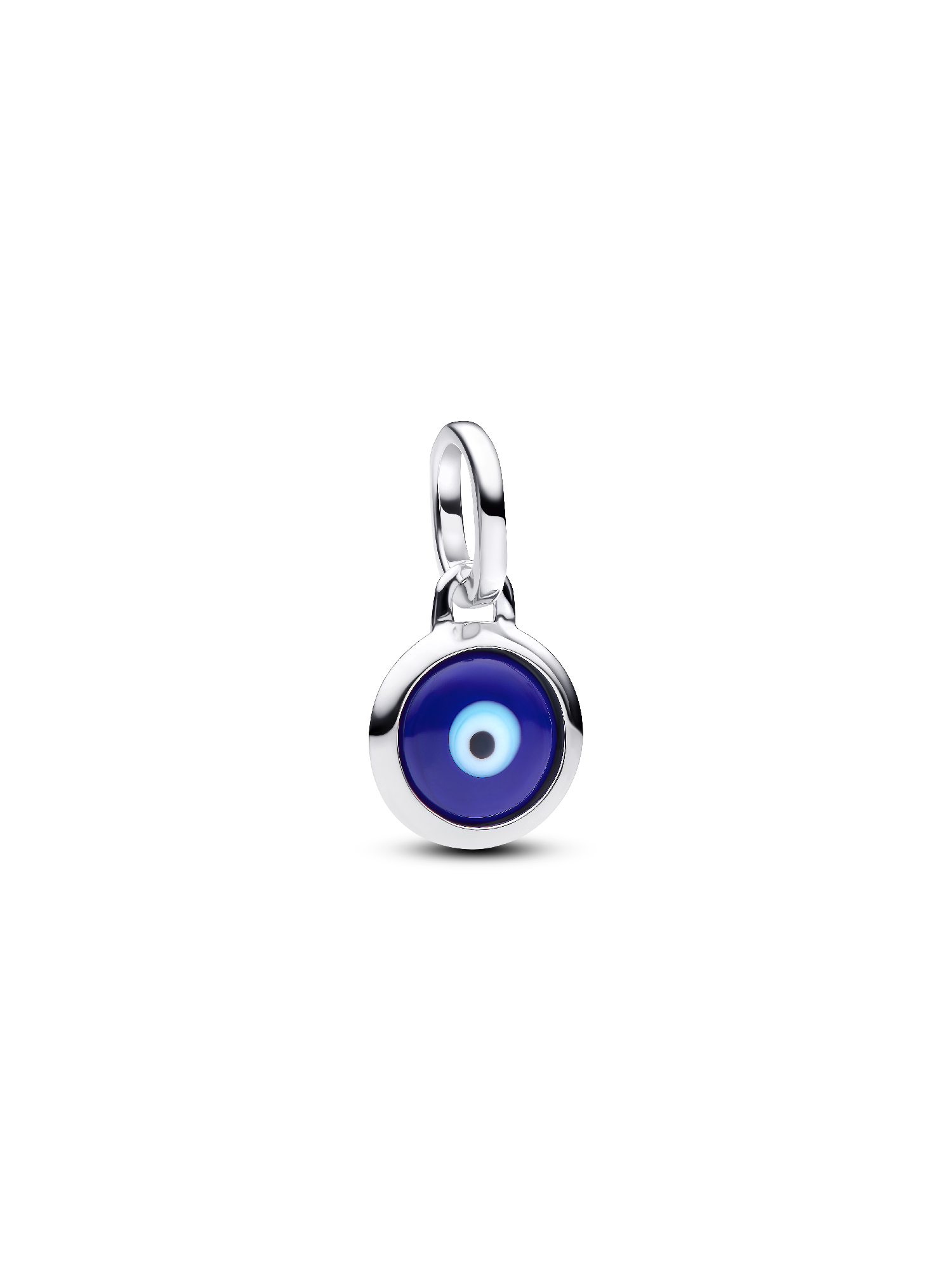 Mini charm colgante grabable Mal de Ojo de Cristal Murano