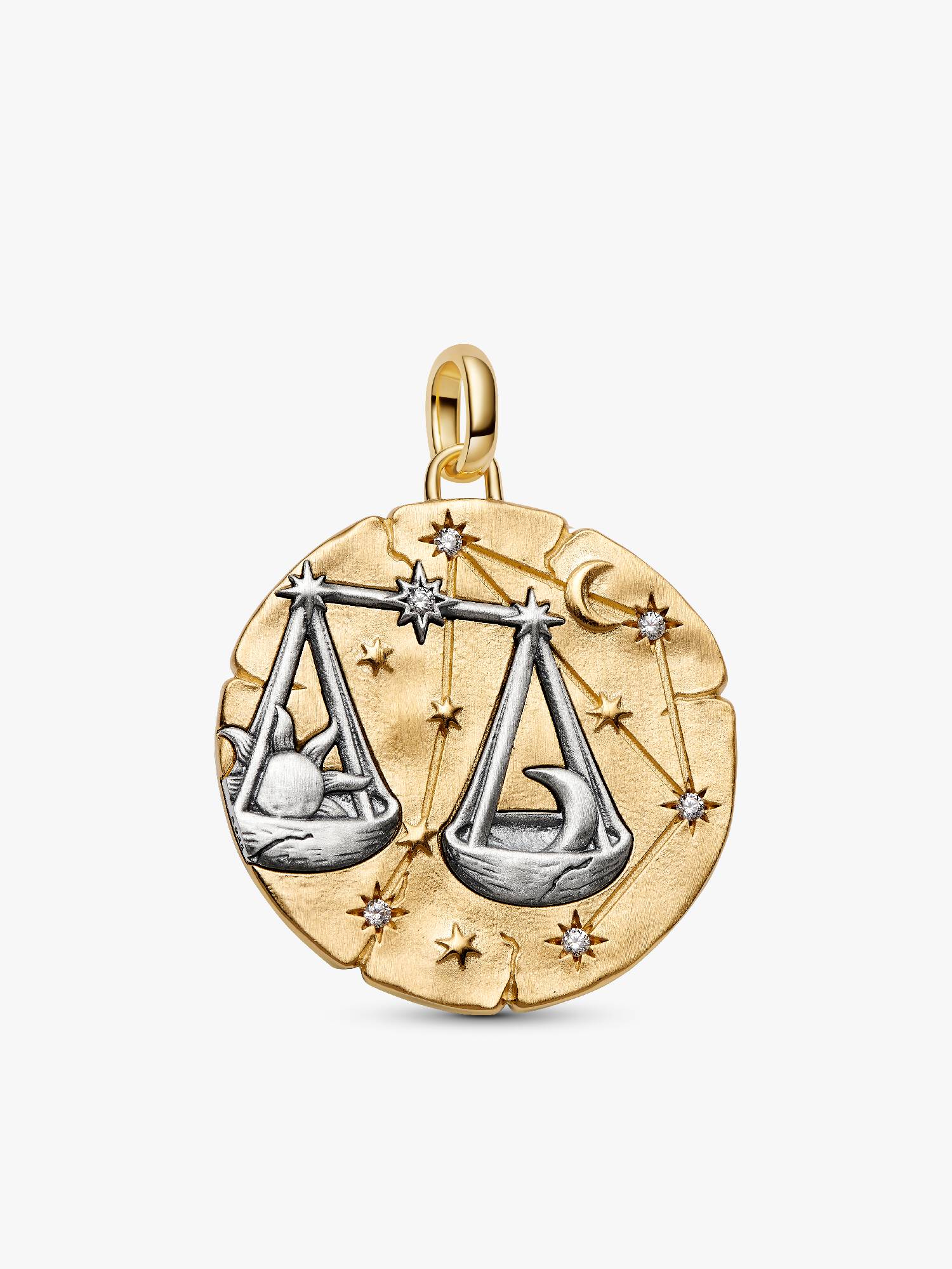 Charm Medallón grande Signo Zodical Libra
