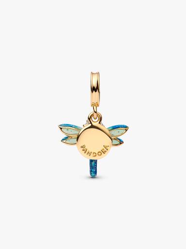 Charm colgante doble Libélula