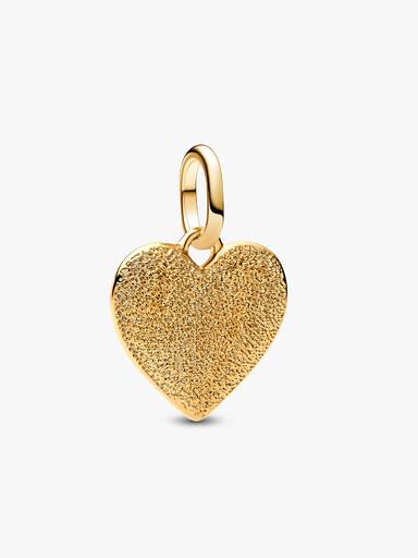 Charm Medallón en forma de corazón grabable
