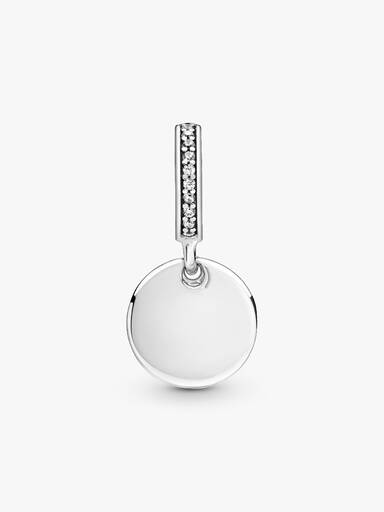 Charm colgante Disco grabable y corazón