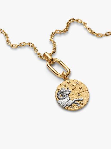 Collar con Colgante Talismán Oversize de Aries