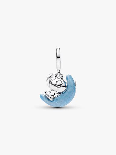 Charm Colgante Luna que Brilla en la Oscuridad de Stitch de Disney