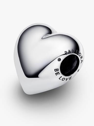 Charm Corazón Grande Grabable BE LOVE