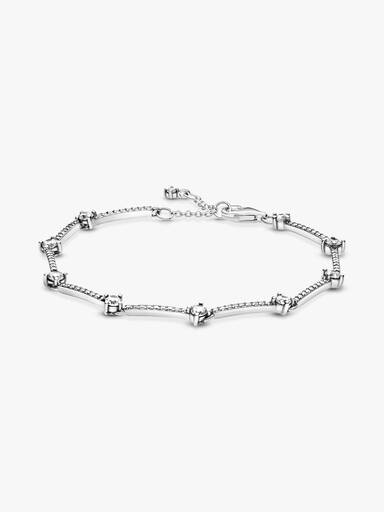 Pulsera Barras de Pavé Brillante