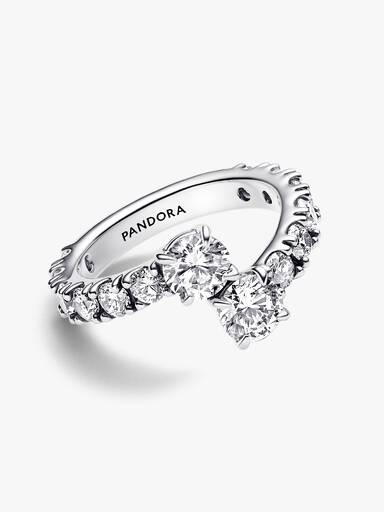 Anillo Alianza Superpuesta Brillante