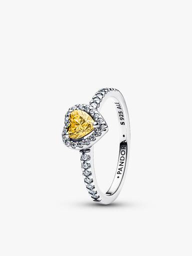 Dúo de Anillos Corazón Elevado Amor Celestial