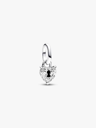 Charm Mini Colgante Corazón Ojo de Cerradura