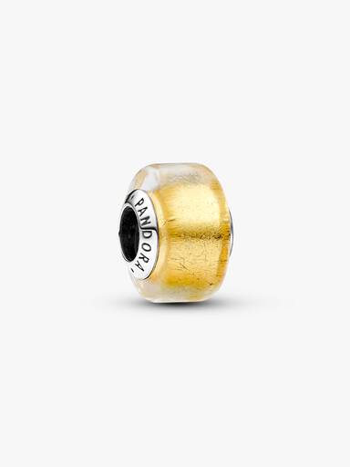 Charm Dorado Mini de Cristal Murano