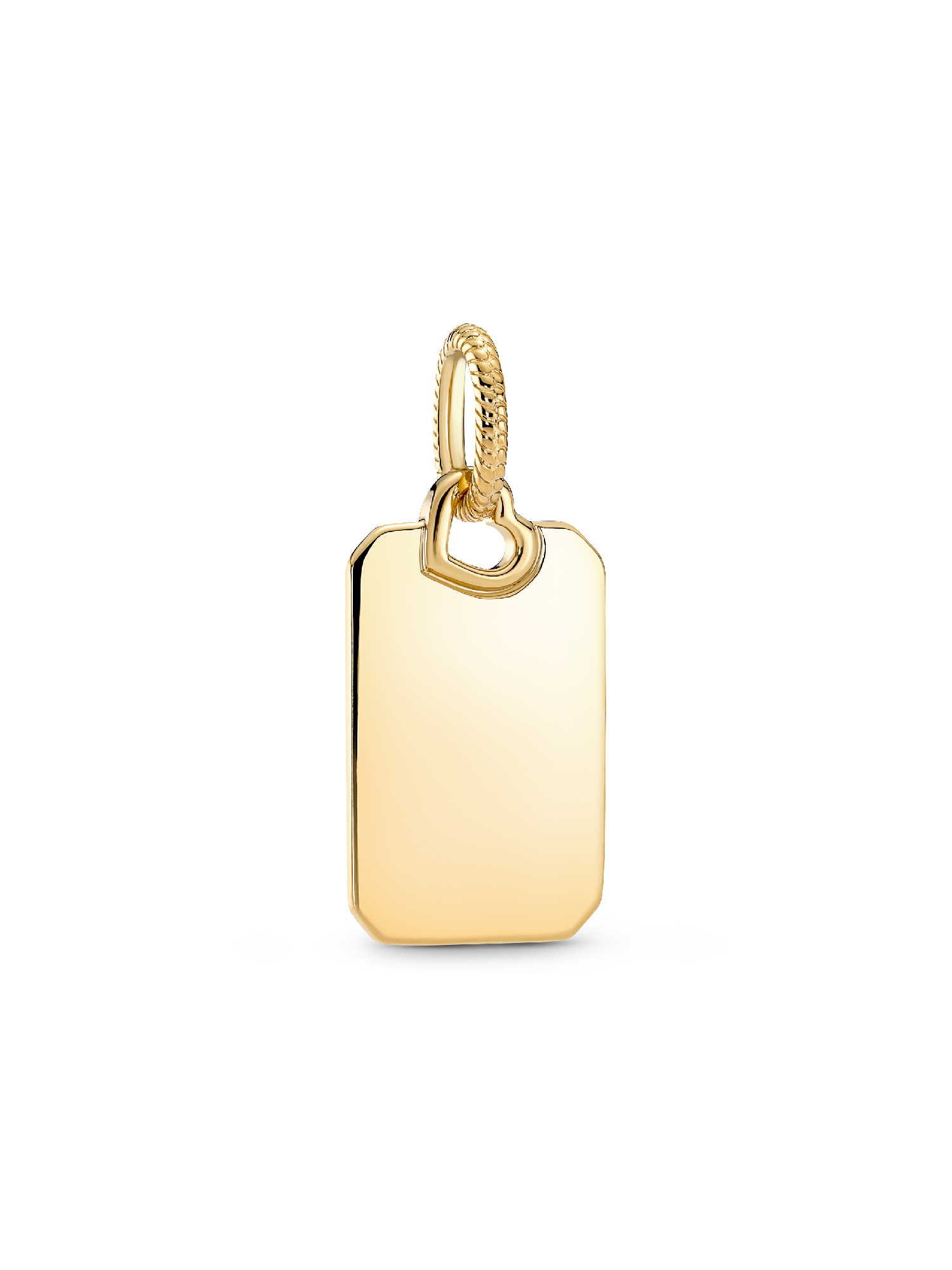 Pendiente Placa rectangular grabable