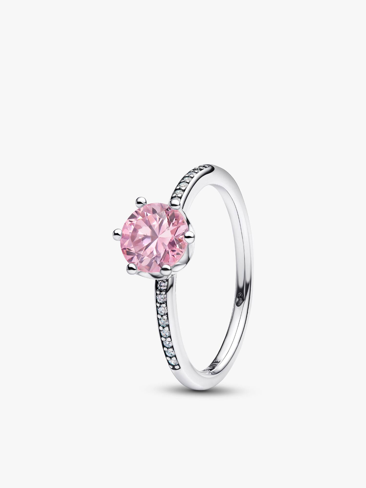 Anillo Corona deslumbrante rosa