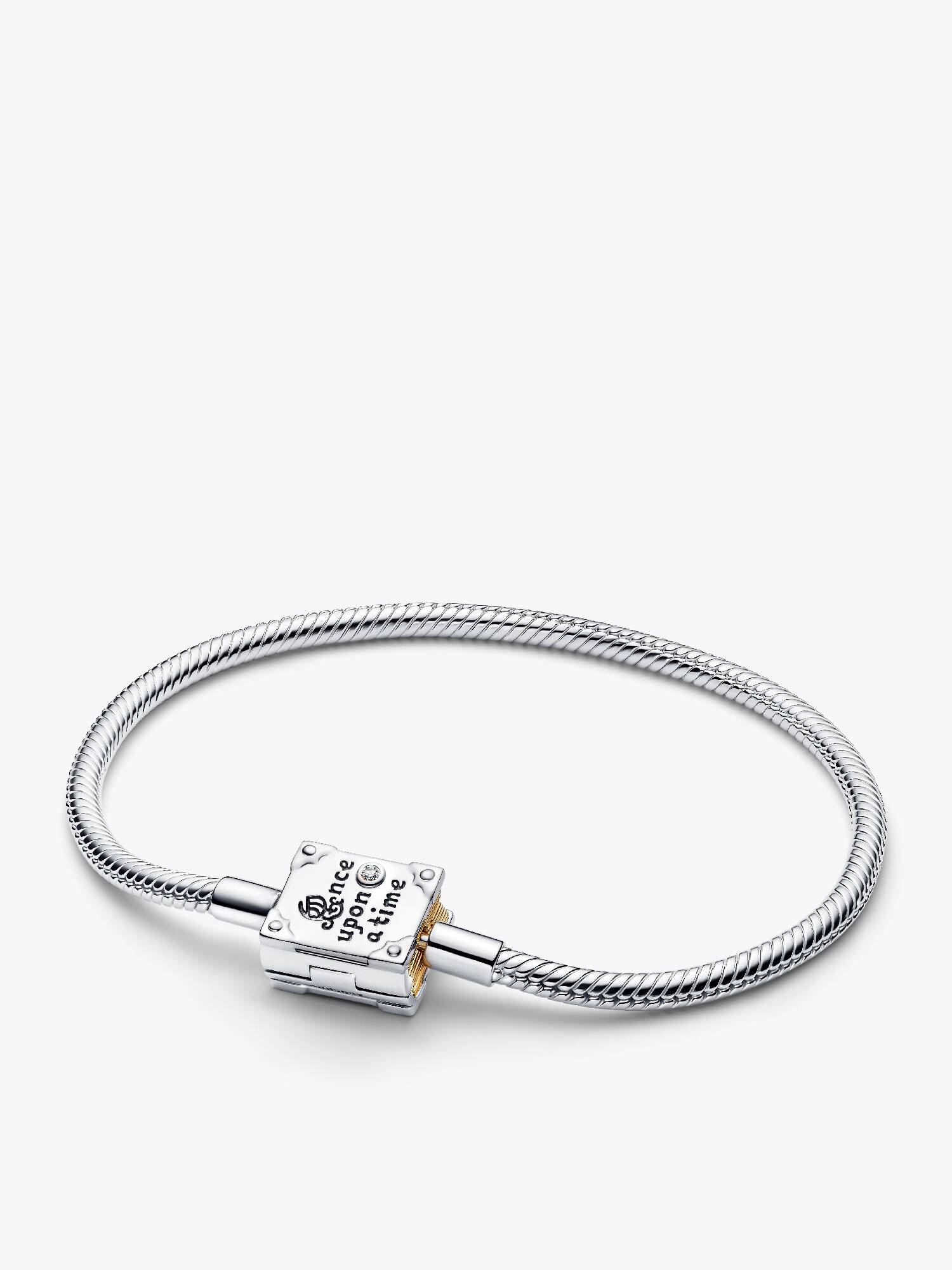 Brazalete de cadena de serpiente con broche diario princesa de Disney