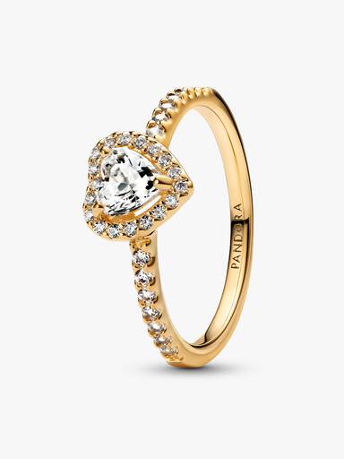 Anillo Corazón elevado