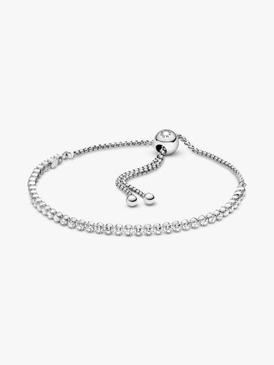 Brazalete de tenis deslizante reluciente