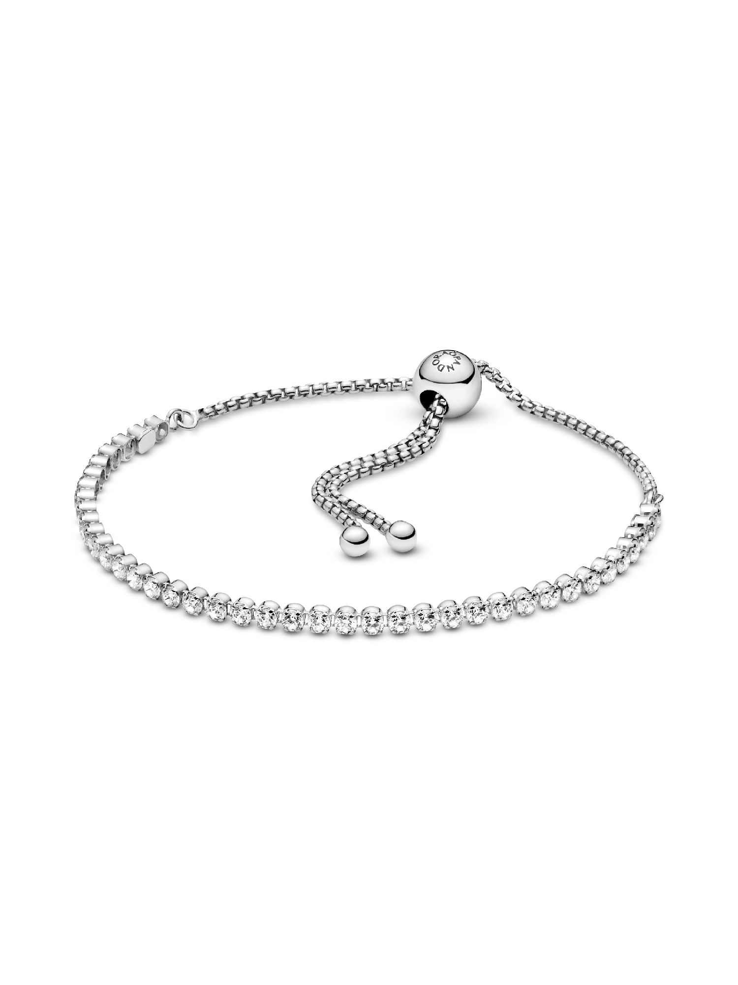 Brazalete de tenis deslizante reluciente