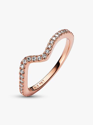 Anillo Onda resplandeciente