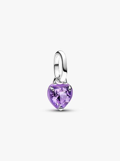 Charm Mini Colgante Corazón Chakra Púrpura Pandora ME