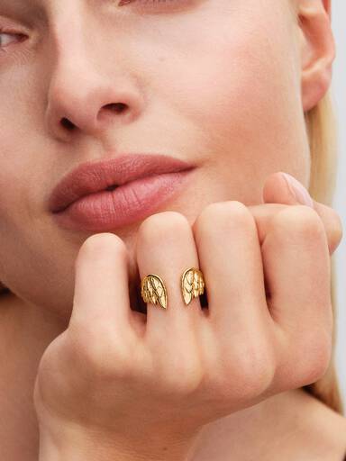 Anillo Abierto Alas de Thor de Marvel