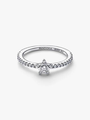 Anillo Estrella en pavé reluciente