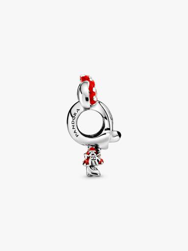 Charm Vestido de lunares y moño de Minnie Mouse de Disney