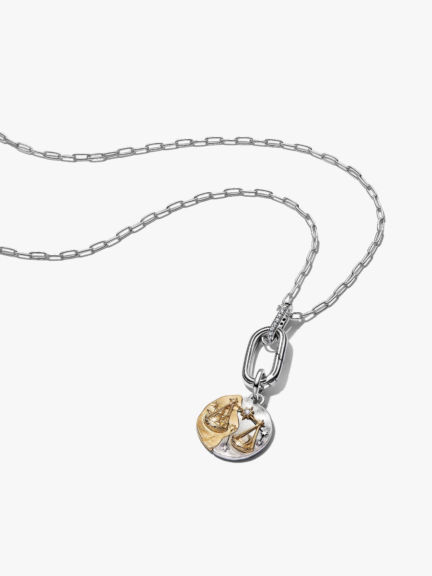 Set de collar con medallón de Libra