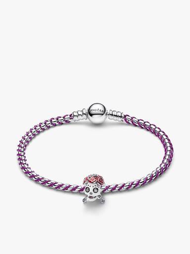 Set de Regalo Brazalete con cordón púrpura y Catrina