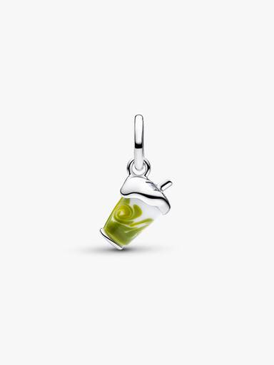 Charm Colgante de Cristal Murano Matcha Latte Helado