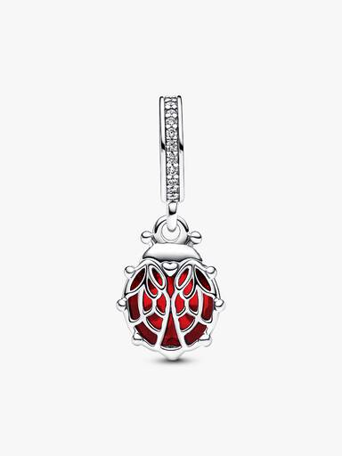Charm colgante Mariquita roja