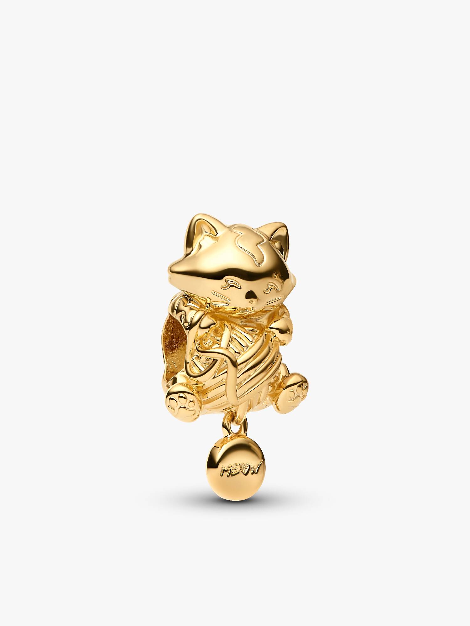 Charm Gatito y bola de estambre