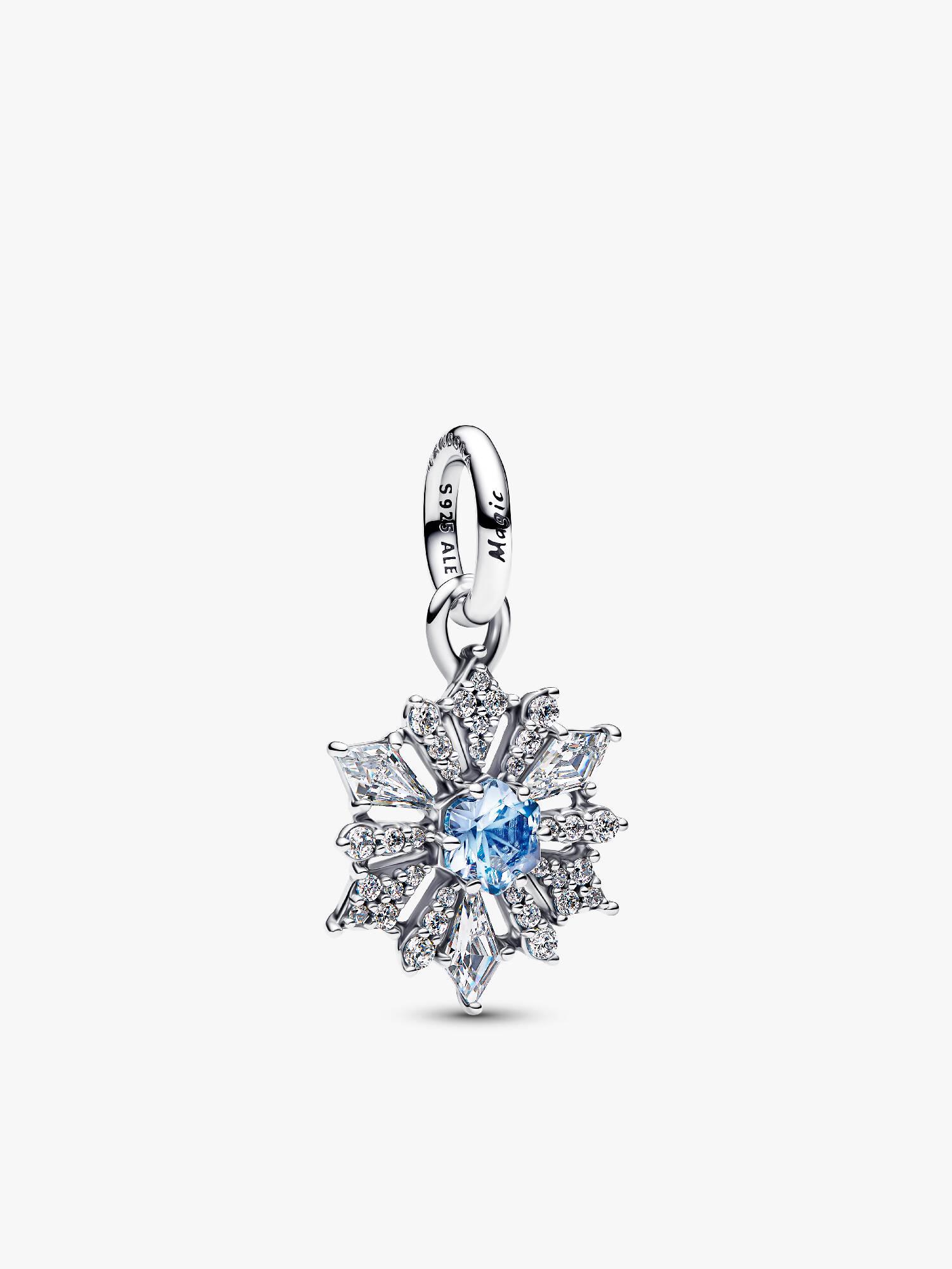 Charm colgante Copo de Nieve y Reina Elsa de Frozen de Disney