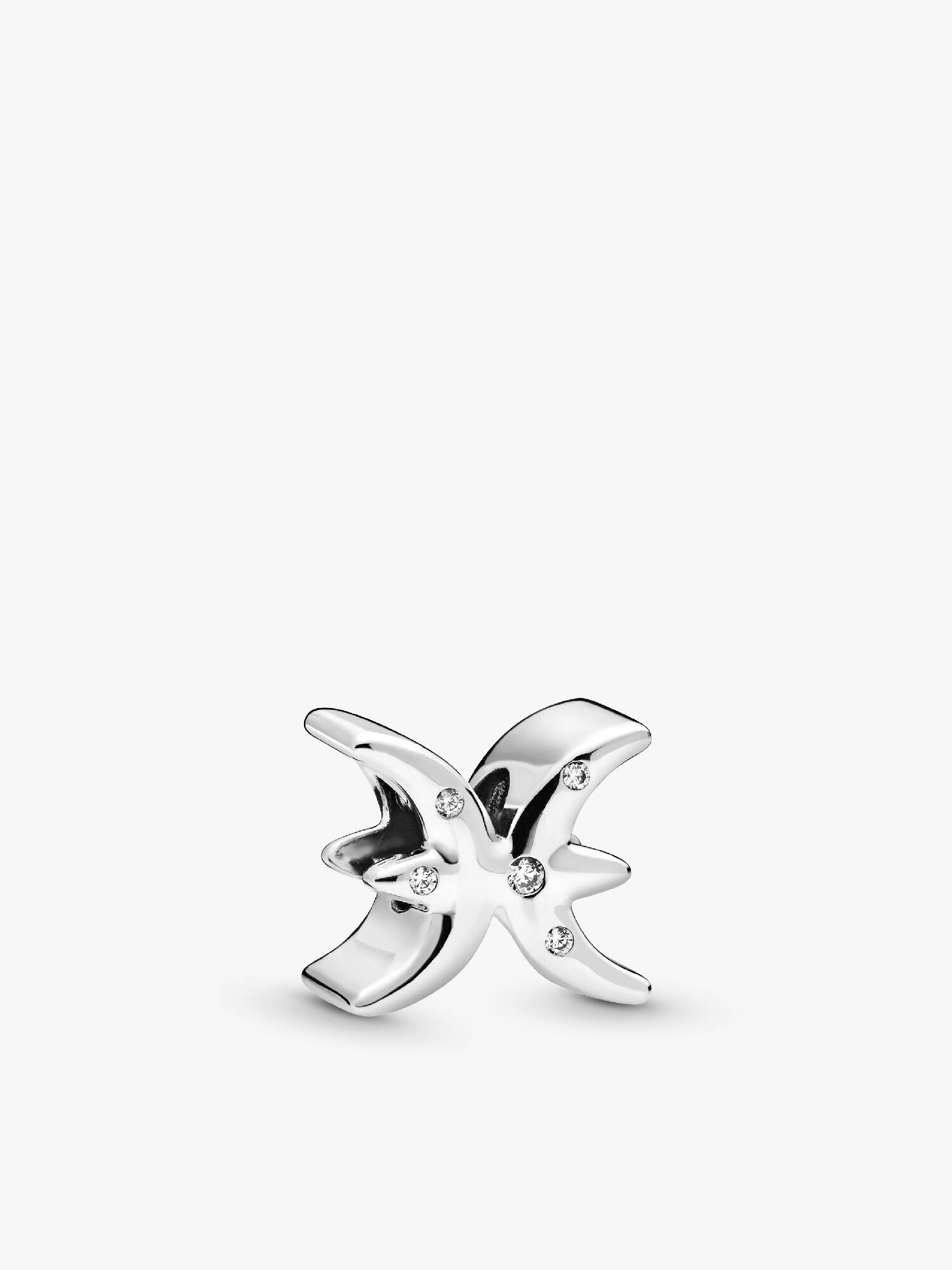 Charm del zodíaco Piscis resplandeciente