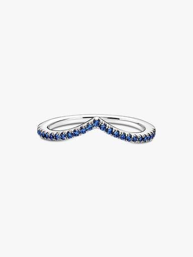 Anillo Deseo reluciente azul Pandora Timeless