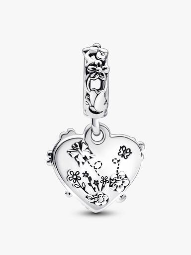 Charm Colgante Doble Winnie Pooh y Piglet de Disney