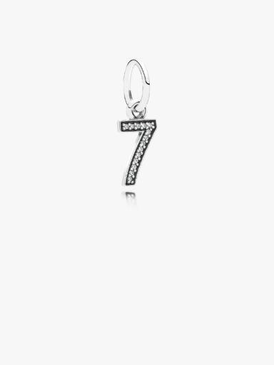 Charm colgante Número Siete