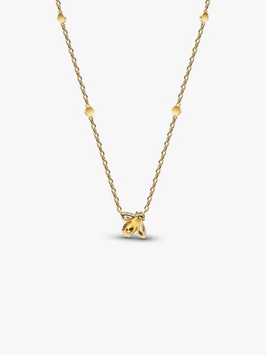 Collar con Colgante Abeja Miel