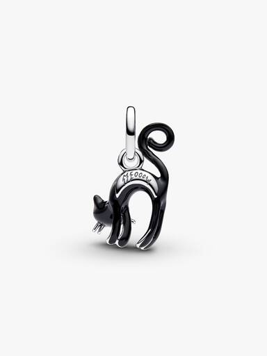 Charm Colgante Gato Negro Brilla en la Oscuridad