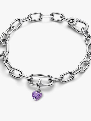 Charm Mini Colgante Corazón Chakra Púrpura Pandora ME