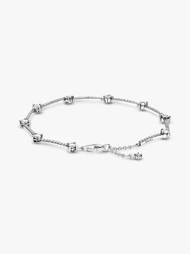 Pulsera Barras de Pavé Brillante