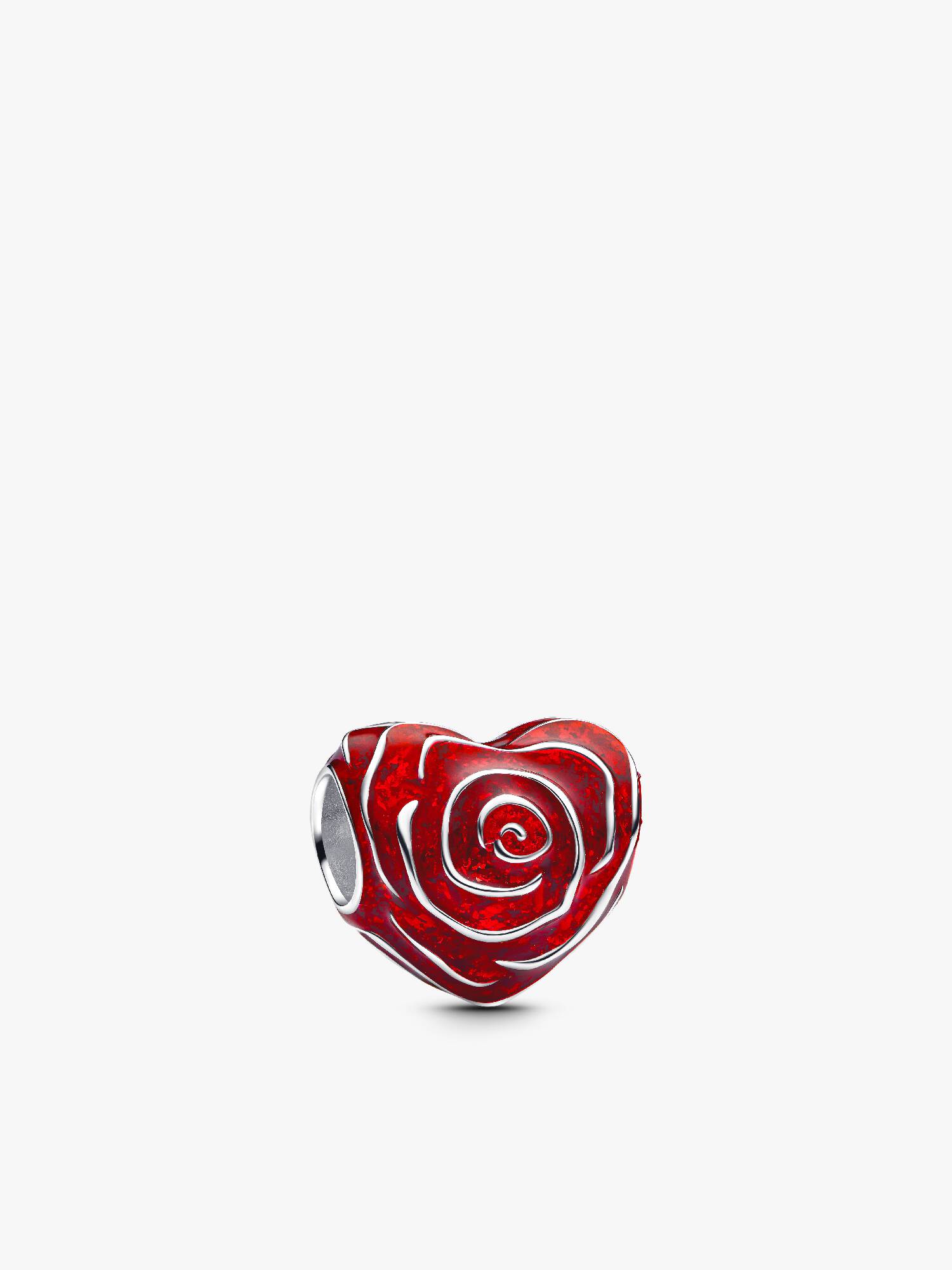 Charm Corazón de Rosa