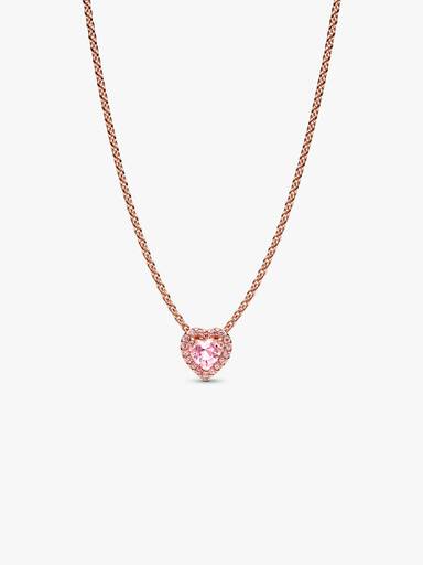 Collar Corazón Rosa