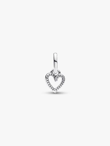 Charm Mini Colgante Corazón de Diseño Libre Pandora ME