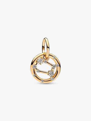 Charm colgante del signo zodiacal Géminis