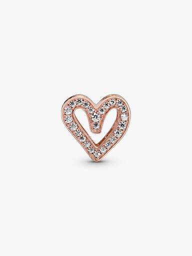 Charm resplandeciente Corazón de diseño libre