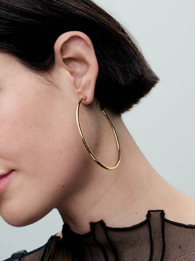 Aretes de aro abiertos de 65 mm