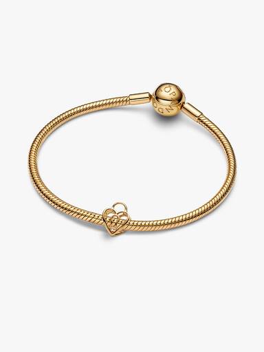 Charm calado Corazón con candado