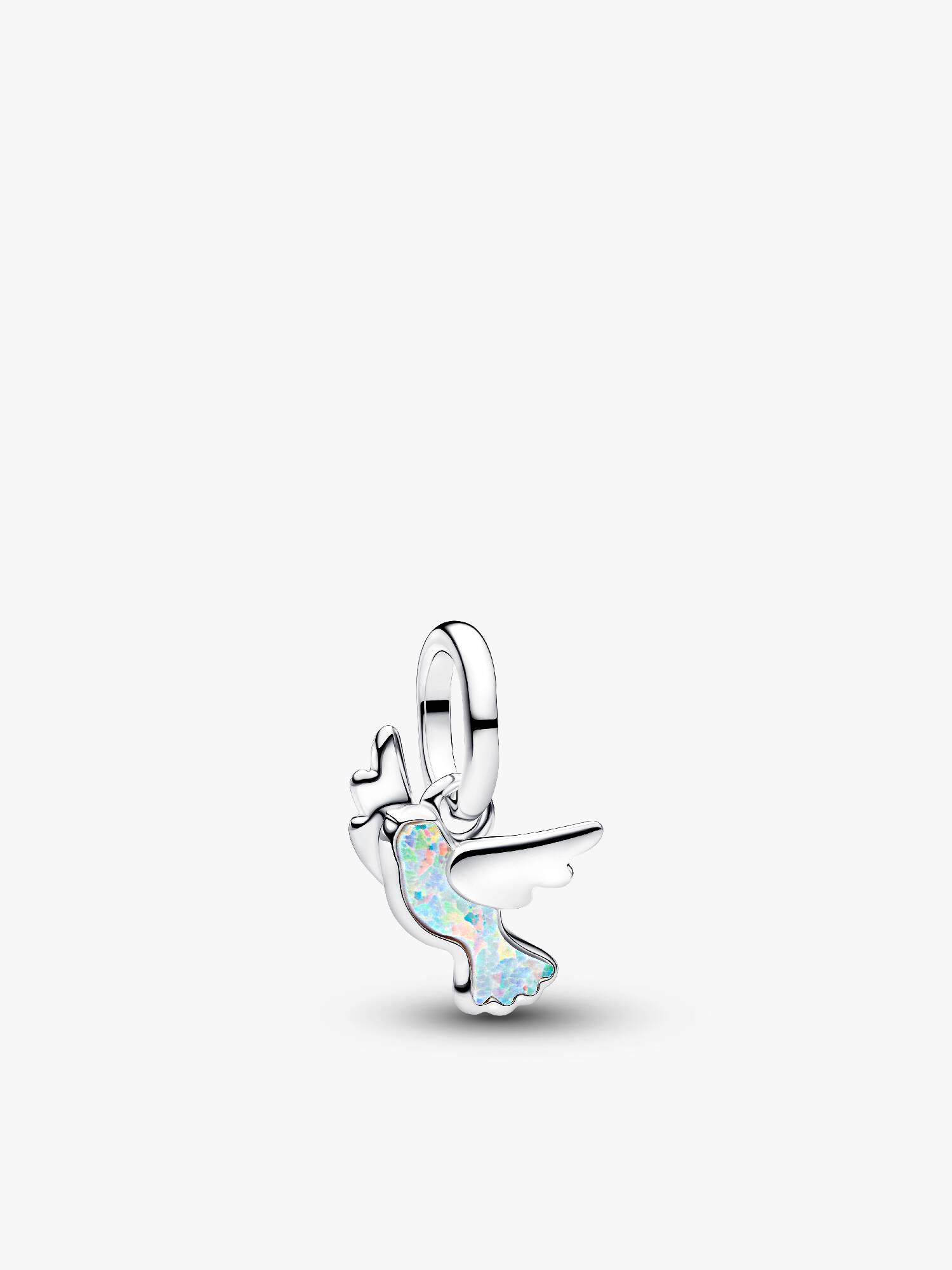 Mini Charm Colgante Paloma Blanca